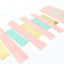 Gold, Blush and Turquoise Confetti-Like Paper Party Garland Streamer, Hanging Backdrop Decoration - 6.5ft