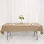 Faux Burlap Jute 54"x96" Rectangle Tablecloth Natural - Rustic Event Table Linen