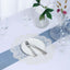6-Pack Dining Table Mats Floral Lace Design White - Vinyl Non-Slip Surface with Vintage Appeal 15"