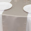 Lamour Satin 12"x108" Table Runner Silver - Smooth & Lustrous Finish
