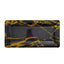10-Pack Paper 16" Rectangle Serving Trays Black/Gold - Durable 1100GSM Disposable Food Platters with Modern Marble Design for Dessert Tables & Food Stations