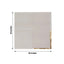50-Pack Paper Beverage Napkins Gray with Gold Foil Edge - 2 Ply Disposable Soft 18GSM Cocktail Napkins 5"x5"