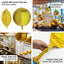 4-Pack Metallic Gold Sphere Balloons, 39" Orbz Mylar Balloons Helium or Air-Filled Party Supplies