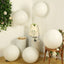 5 Pack Large Off White Biodegradable Balloons, 36" Thickened Extra Strong Eco-friendly Latex Helium Party Balloons