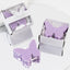 10 Pack Lavender Butterfly Unscented Soap Baby Shower Favors with Gift Boxes, Pre-Packed Bridal Shower Wedding Souvenirs - 2"
