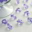 300 Pcs Acrylic Ice Bead Vase Fillers Large Lavender Lilac - Stylish DIY Craft Crystals for Event Decor & Wedding Tables