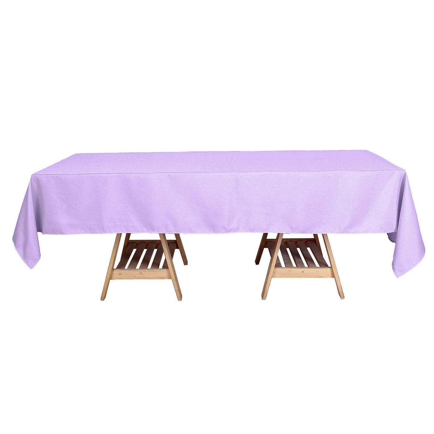 Polyester 60"x102" Rectangle Tablecloth Lavender Lilac - Durable and Stylish Table Cover