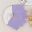 50-Pack Paper Beverage Napkins Lavender Lilac - 2 Ply Disposable Soft 18GSM Cocktail Napkins 5"x5"