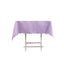 Lamour Satin 54"x54" Square Tablecloth Lavender Lilac - Durable & Silk-Like Table Cover