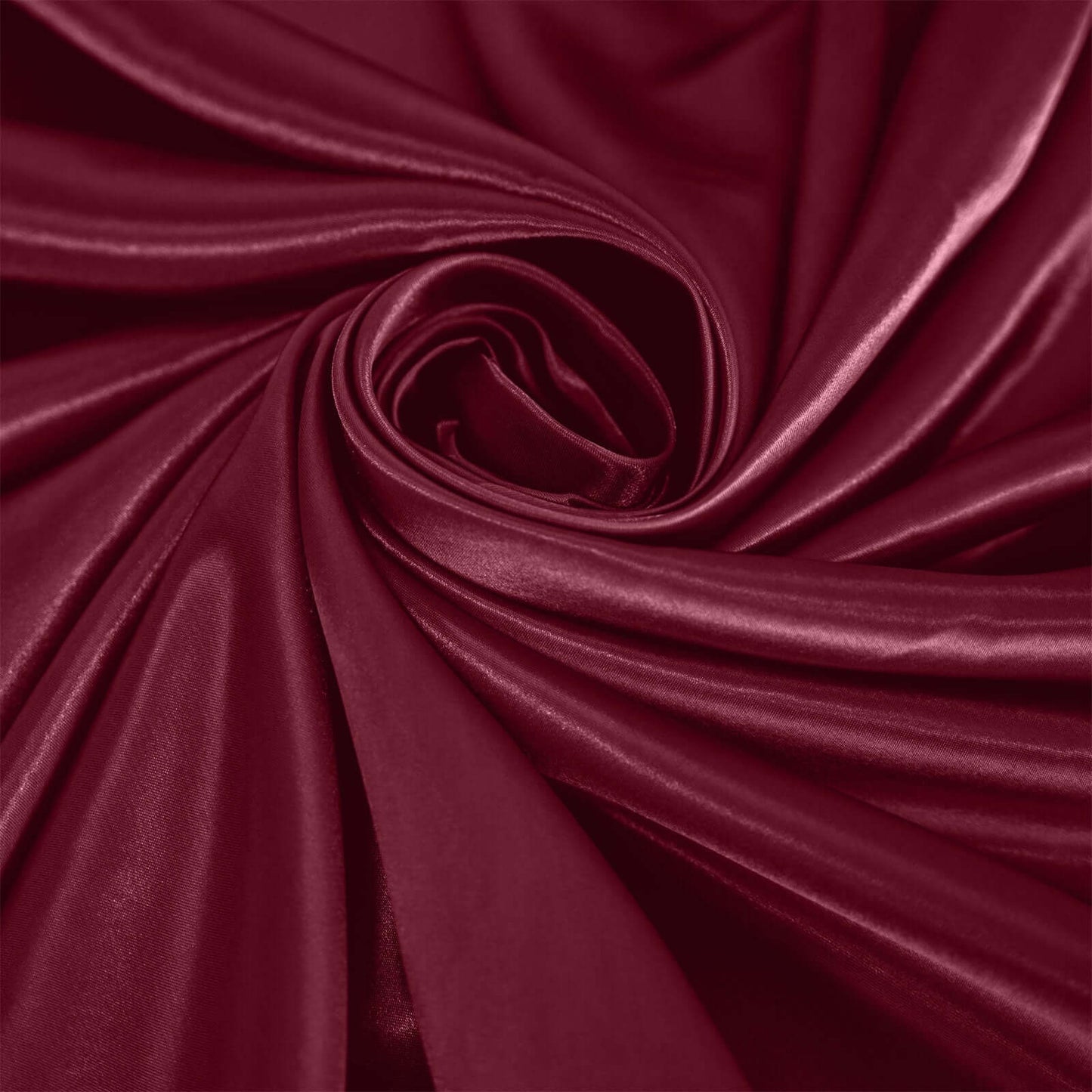 Satin 120" Round Tablecloth Burgundy - Stylish Seamless Table Cover