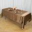 Satin Rectangular 60"x102" Tablecloth Taupe - Smooth and Lustrous Table Cover