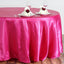 Satin 108" Round Tablecloth Fuchsia - Smooth and Lustrous Table Cover