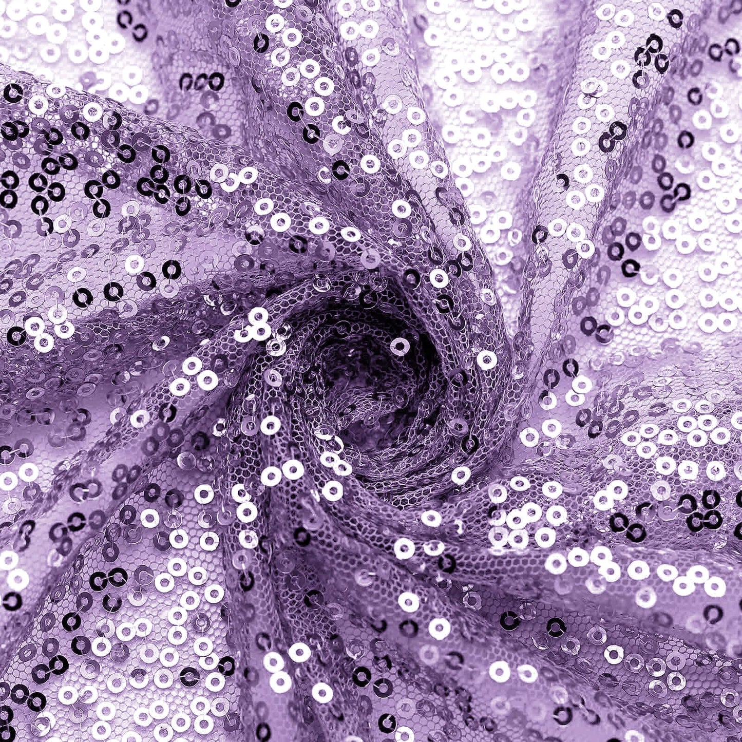 Sequin 20"x20" Napkin Lavender Lilac - Shimmering Dinner Napkin