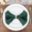 5 Pack Premium Polyester 20"x20" Napkins Hunter Emerald Green - Wrinkle-Resistant & Durable Dinner Napkins