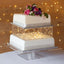 Acrylic Cake Box Stand Pedestal Riser Transparent Clear - Display for Desserts and Events 14"x14"