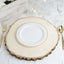10-Pack Plastic Dessert Plates White with TrÃ¨s Chic Gold Rim - Disposable Plates for Parties 8"