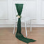 5 Pack Cheesecloth Gauze 16"x88" Chair Sashes Hunter Emerald Green - Boho Chair Decorations