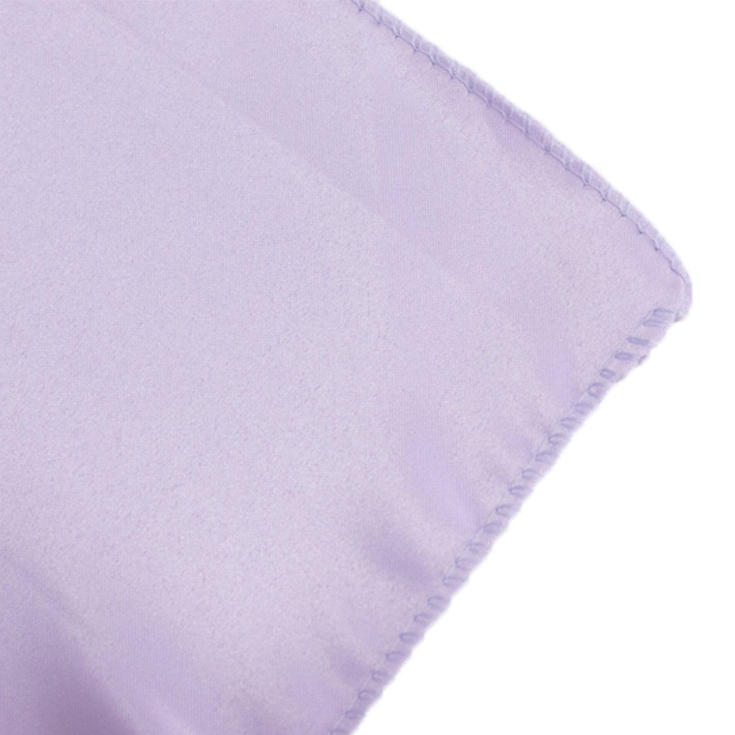 Lamour Satin 72"x72" Table Overlay Square Tablecloth Lavender Lilac - Smooth Finish Table Topper