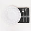10 Pack Premium Spun Polyester 18"x22" Napkins Black/White Bistro Style - Highly Absorbent Cotton-Like Feel Cloth Napkins