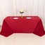 Polyester 90"x132" Rectangle Tablecloth Wine - Seamless Wrinkle-Resistant Table Cover
