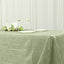 Taffeta 90"x156" Rectangle Tablecloth Sage Green - Accordion Crinkle Seamless Table Cover
