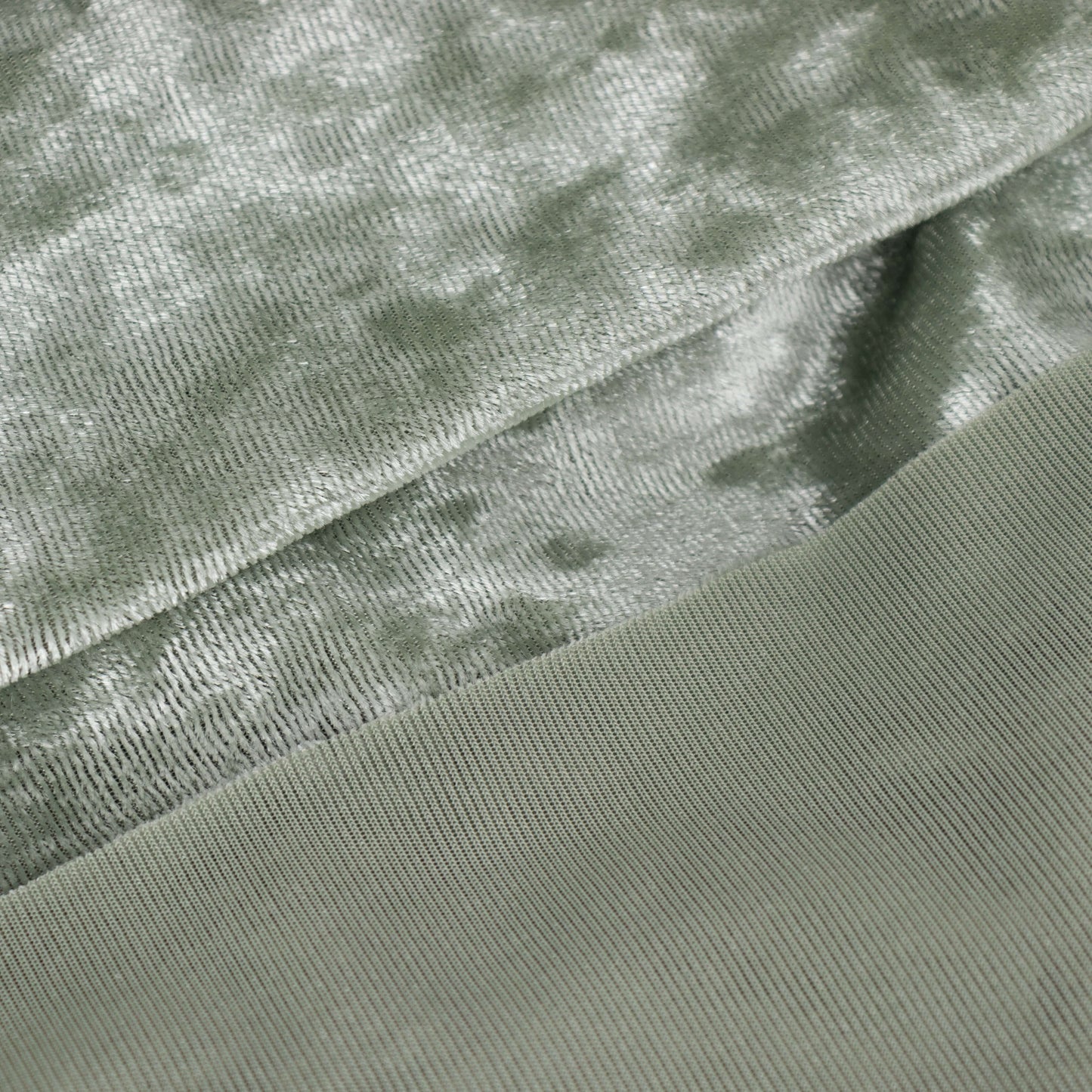 65"x5 Yards Sage Green Crushed Velvet Fabric Bolt, DIY Craft Fabric Roll