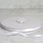 100 Yards 3/8" White Single Face Decorative Satin Ribbon
