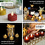 12-Pack LED Tealight Candles Glitter Silver Design - Flameless Battery Operated Tea Lights