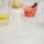 25-Pack Plastic Party Cups Clear Crystal - Stylish Short Disposable Glasses 9oz