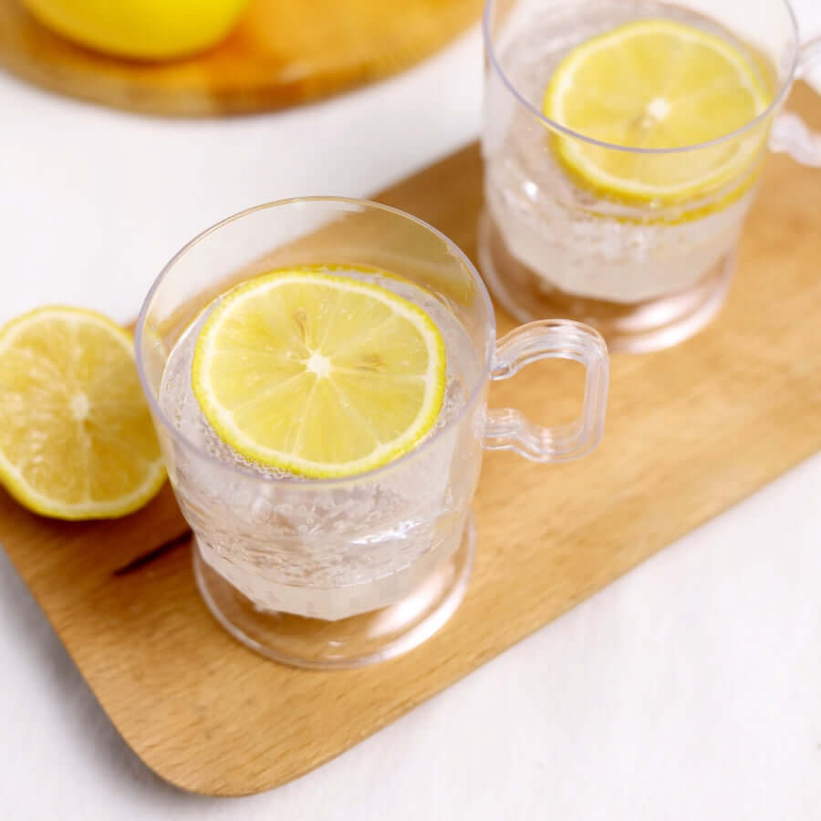 10-Pack Plastic Coffee Espresso Cups Clear - Disposable Mugs with Handles for Tea, Lattes & Hot Chocolate 5oz