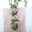 6ft Dusty Rose Artificial Silk Rose Garland UV Protected Flower Chain