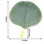 200 Pcs Artificial Eucalyptus Leaves Decor Frosted Green - Lifelike Faux Greenery Petals for Rustic-Themed Parties Arrangements & Decor Projects