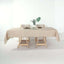 Faux Linen 60"x102" Rectangular Tablecloth Beige - Slubby Textured & Wrinkle Resistant Table Cover