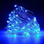 20 LED Micro Fairy String Lights Starry Bright Design Light Blue - Battery Operated Party Accent 90"
