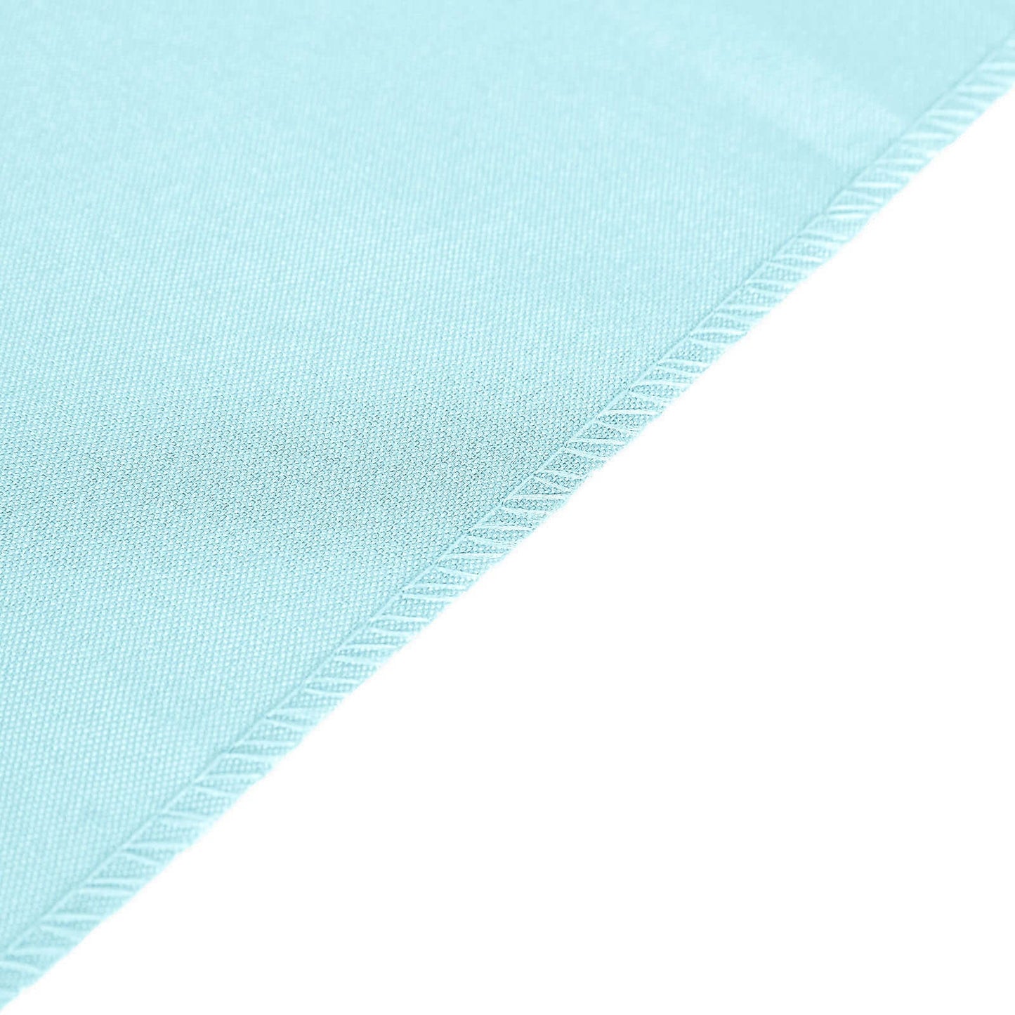Polyester 12"x108" Table Runner Light Blue - Durable & Wrinkle-Resistant Table Decor