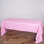 Polyester 60"x126" Rectangle Tablecloth Pink - Wrinkle-Resistant Table Cover