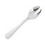 36-Pack Plastic Tea Coffee Spoons Light Silver Heavy Duty with Fluted Handles - Durable Disposable Cutlery 5"