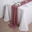 Chiffon 6ft Table Runner Mauve/Cinnamon Rose - Flowy & Lightweight Table Decor