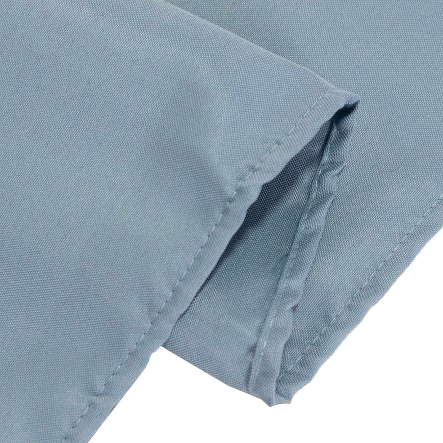 Premium Polyester 90"x132" Rectangle Tablecloth Dusty Blue - Seamless 220GSM Stain-Resistant Table Cover