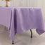 Lamour Satin 60"x102" Rectangle Tablecloth Lavender Lilac - Durable & Silky Soft Feel Table Cover