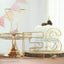 8" Tall Gold Freestanding 3D Decorative Wire Letter, Wedding Centerpiece - Z