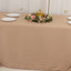 Premium Polyester 90"x132" Rectangle Tablecloth Nude - Seamless 220GSM Stain-Resistant Table Cover