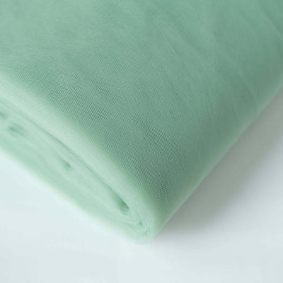 108"x50 Yards Sage Green Tulle Fabric Bolt, DIY Craft Fabric Roll