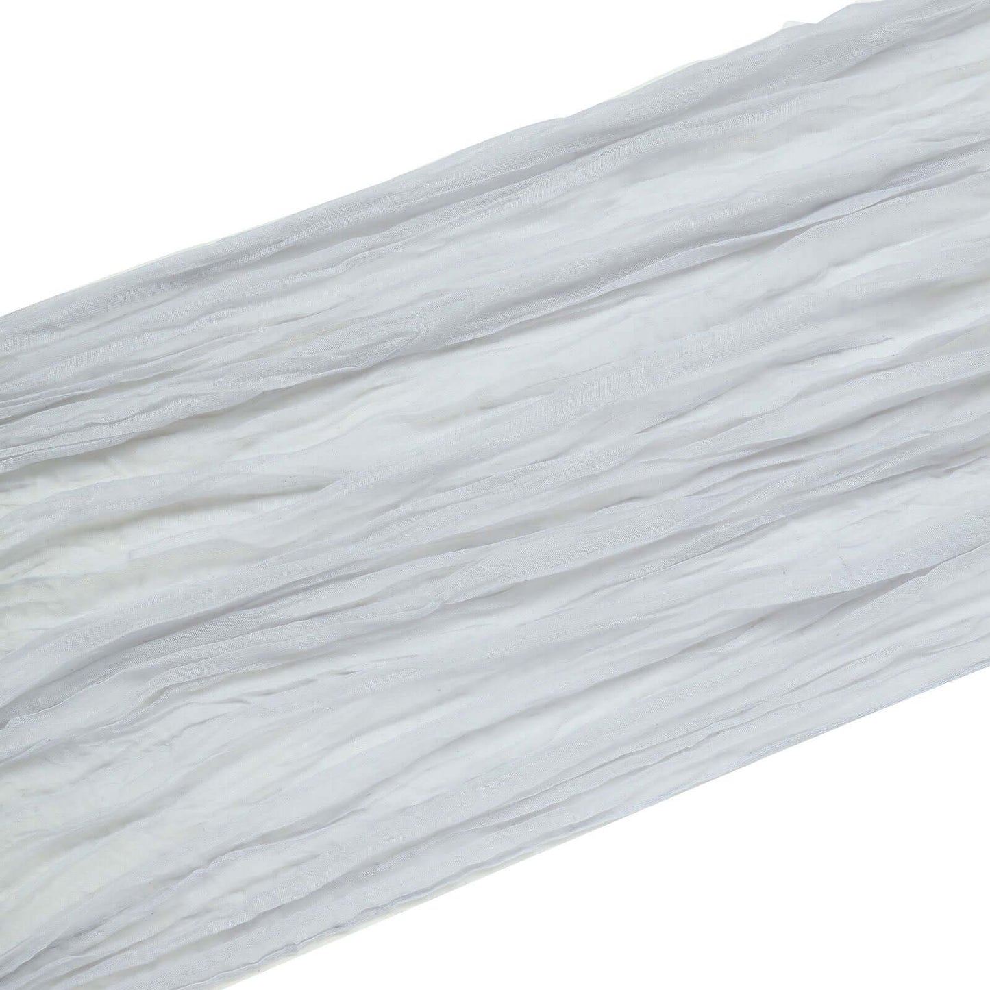 20ft Silver Gauze Cheesecloth Fabric Wedding Arch Drapery, Window Scarf Valance, Boho Decor Arbor Curtain Panel