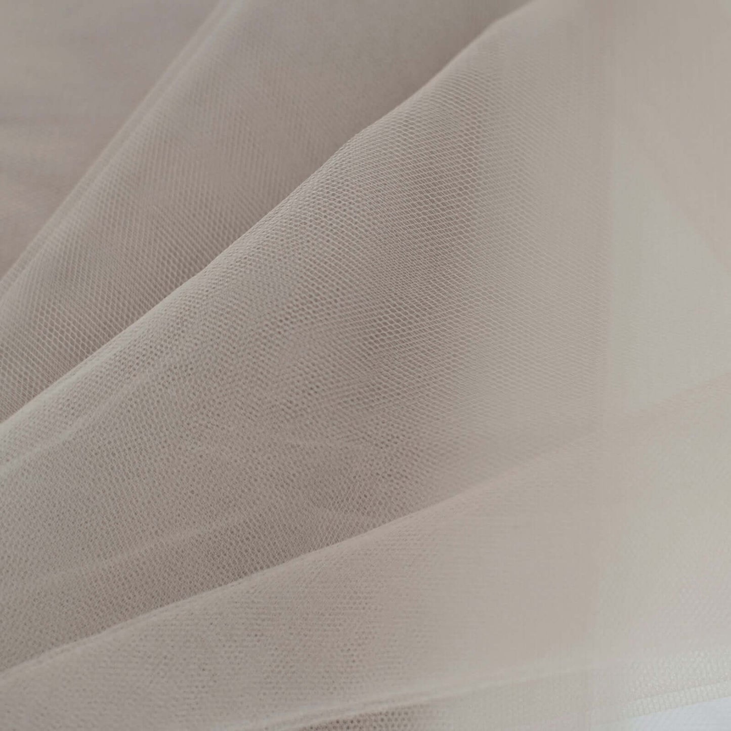 54"x40 Yards Taupe Tulle Fabric Bolt, DIY Crafts Sheer Fabric Roll