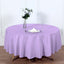 Polyester 90" Round Tablecloth Lavender Lilac - Stain & Wrinkle-Resistant Table Cover