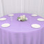 Polyester 132" Round Tablecloth Lavender Lilac - Seamless Chic Table Cover