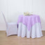 Polyester 54"x54" Table Overlay Square Tablecloth Lavender Lilac - Wrinkle-Resistant & Durable Table Cover