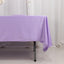 Scuba Rectangular 60"x102" Tablecloth Lavender Lilac - Wrinkle Free & Stain Resistant Table Cover