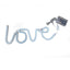 13" Love Neon Light Sign, LED Reusable Wall Decor Lights USB and Battery Operated